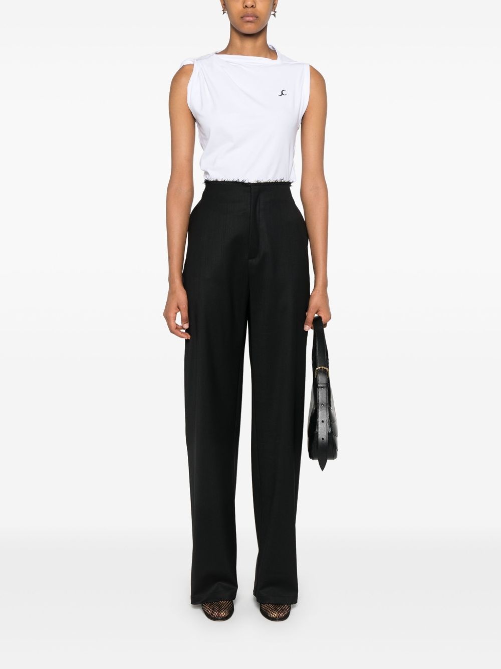 raw-cut trousers - 2
