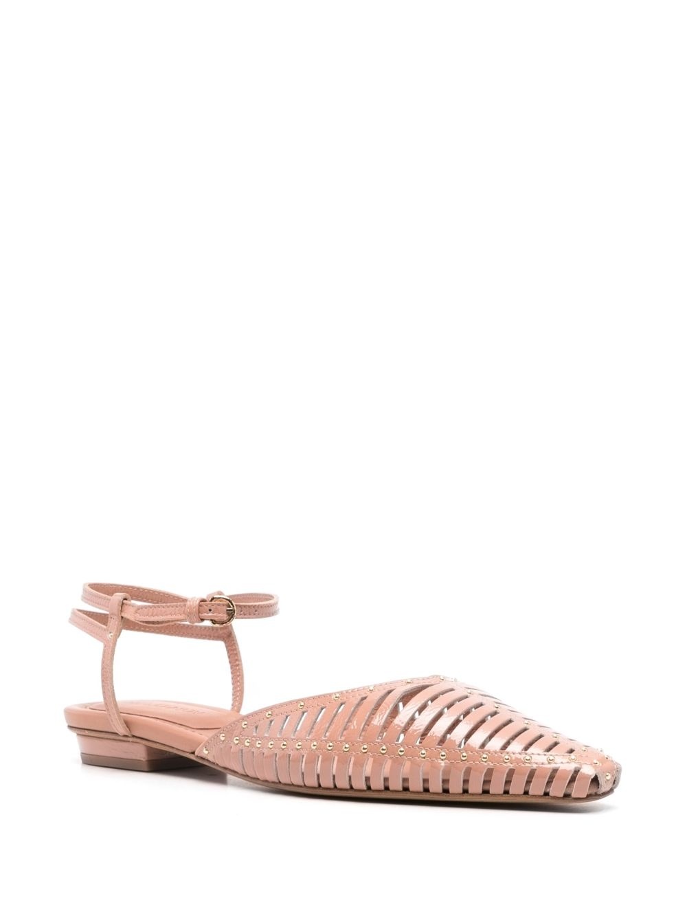 patent-leather ballet flats - 2