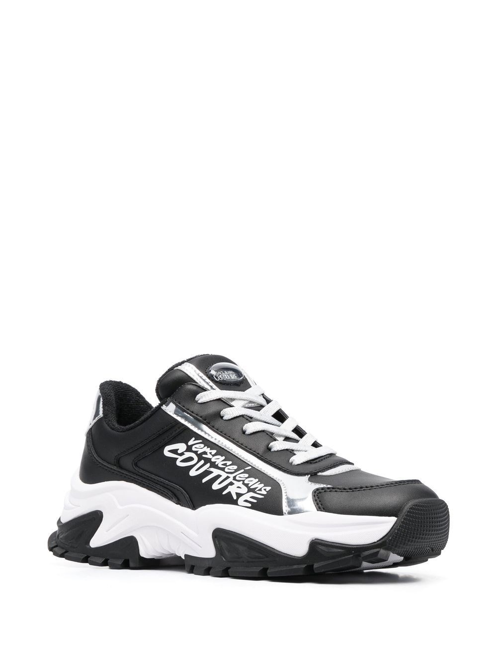 lo-top logo print sneakers - 2