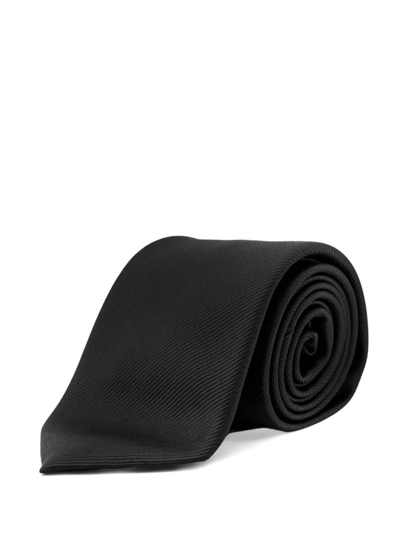 GIORGIO ARMANI log-patch tie outlook