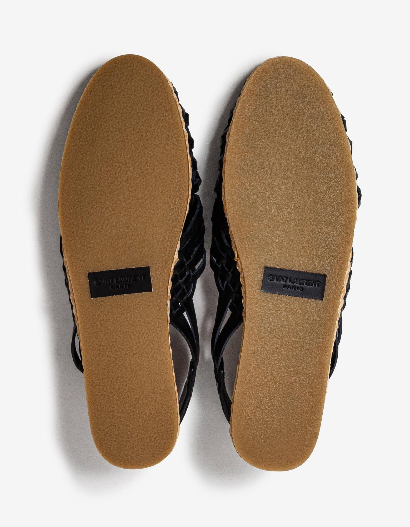 Saint Laurent Black Sidi Leather Sandals - 7