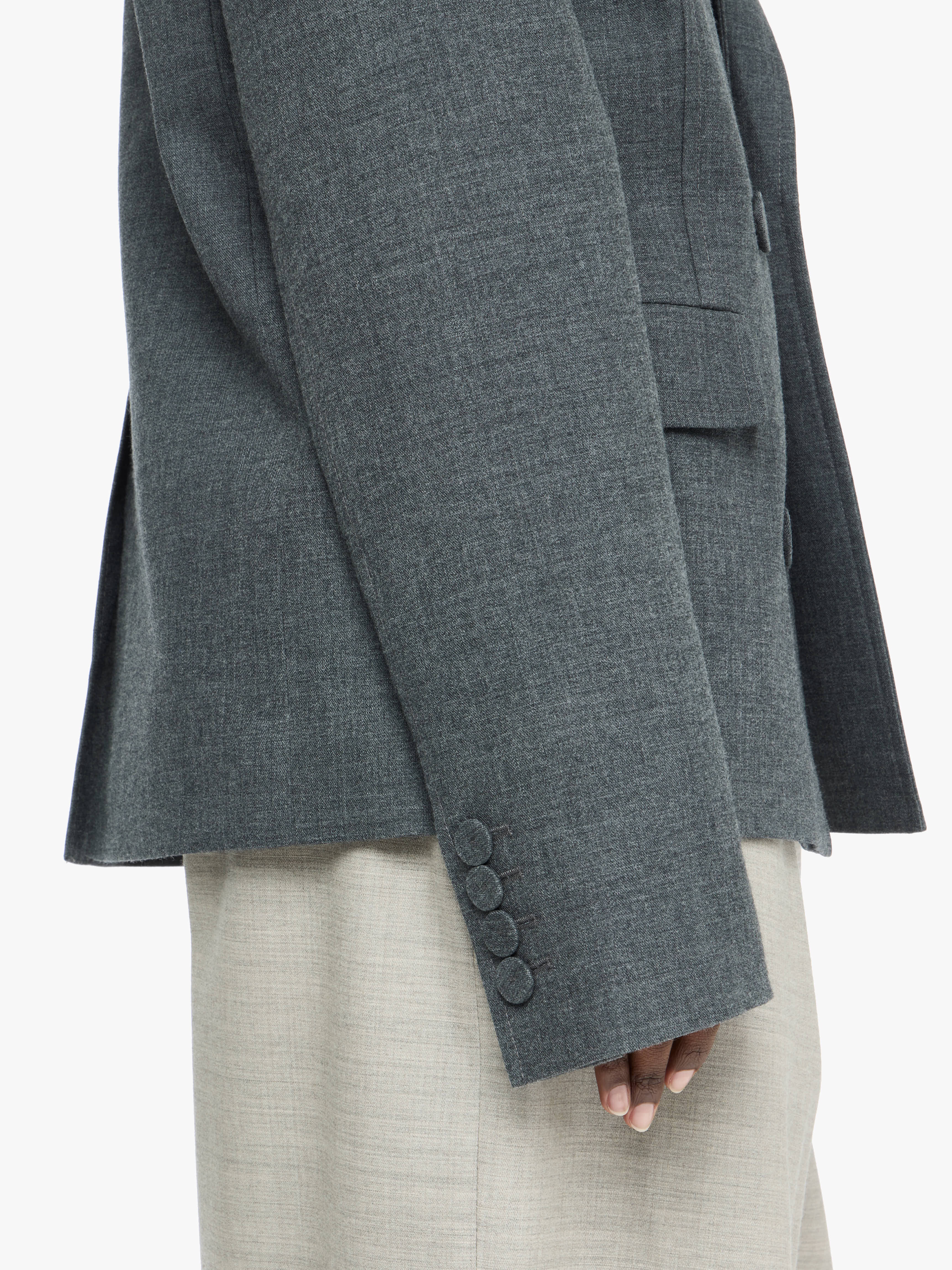 DOUBLE BREASTED TAILORED JACKET - 5