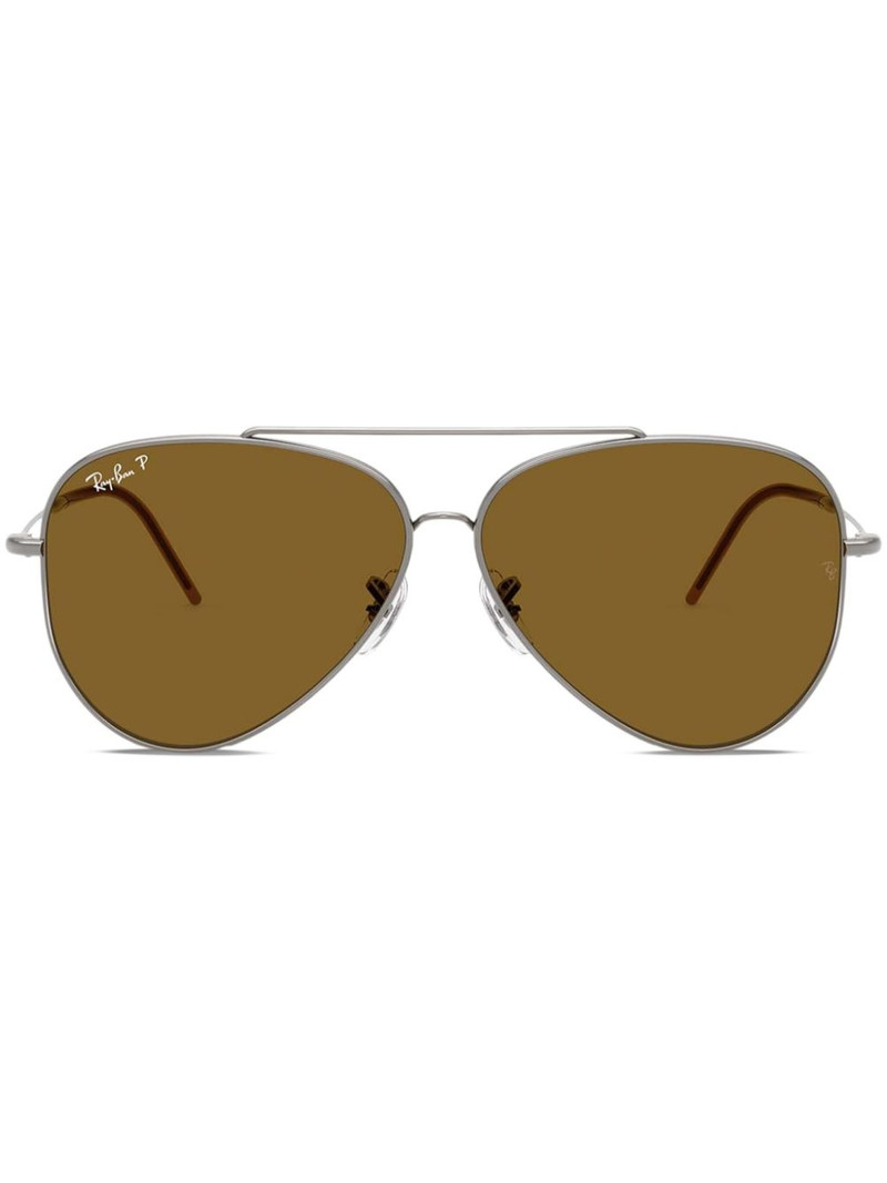 Reverse aviator-frame sunglasses 1