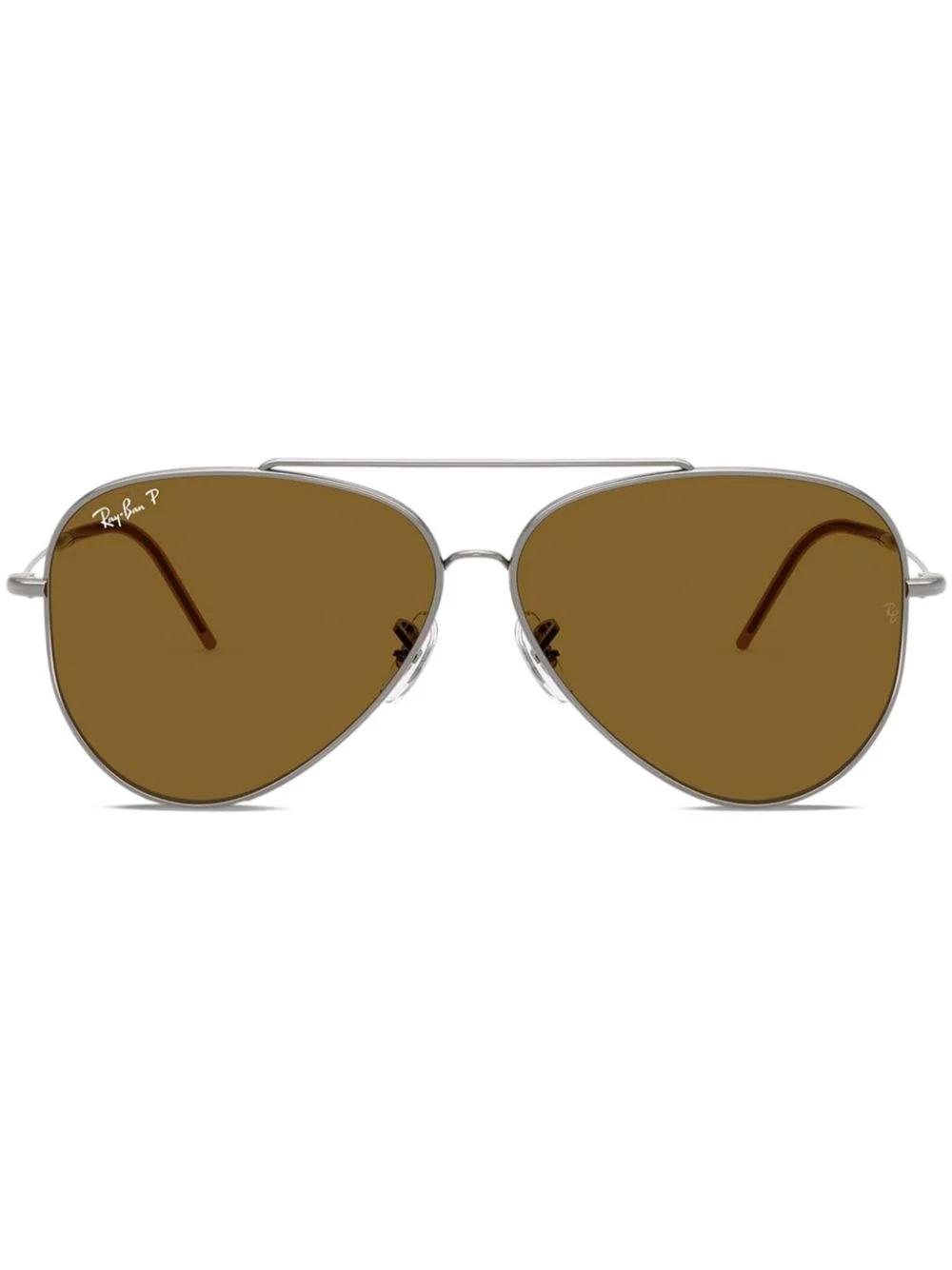 Reverse aviator-frame sunglasses - 1