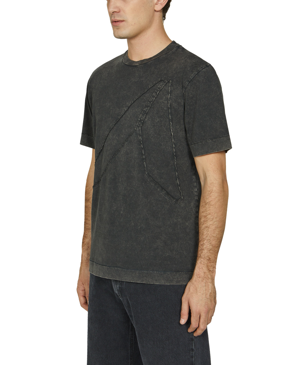 INTARSIA APPLIQUE LOGO T-SHIRT - 3