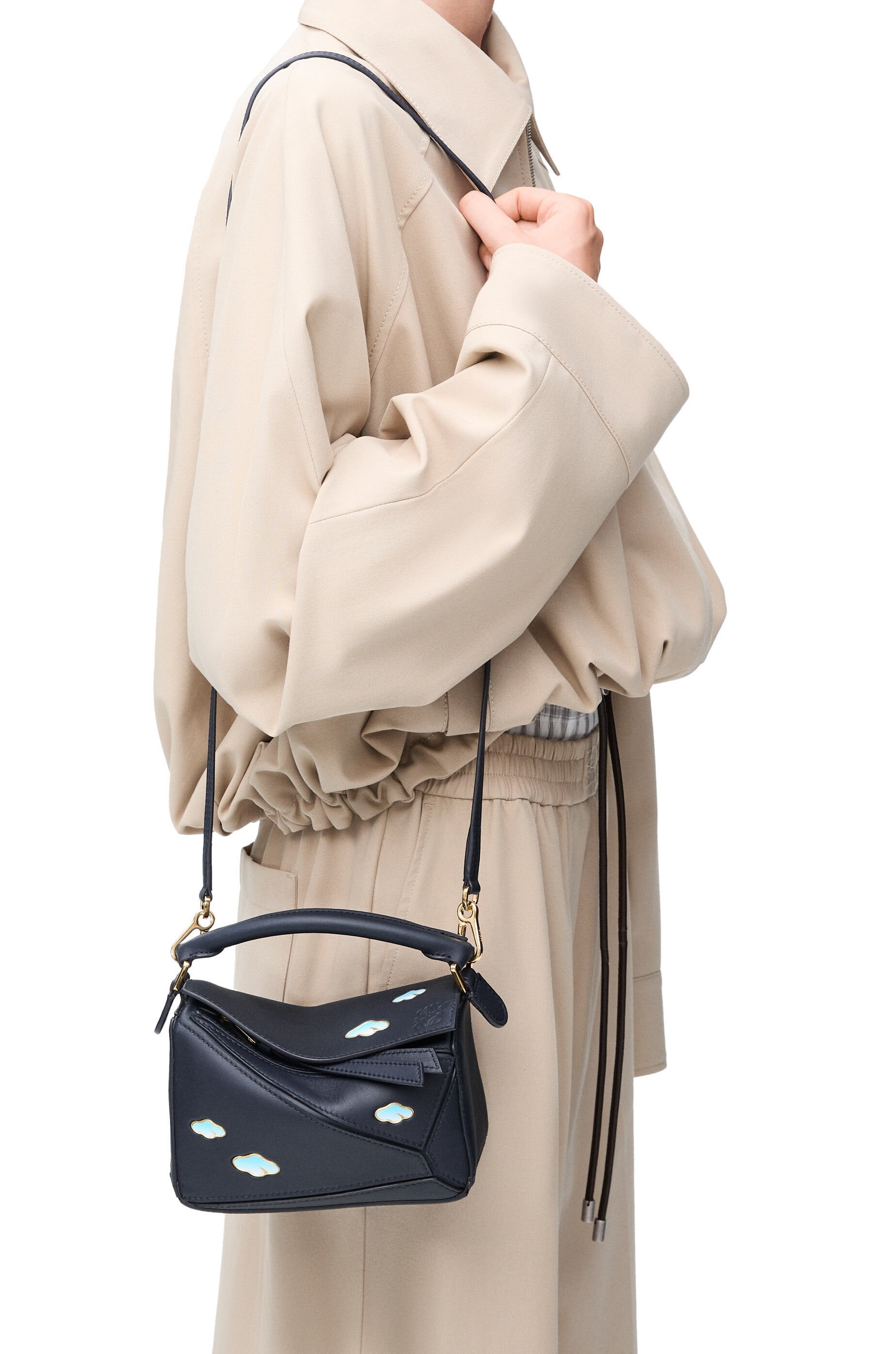 Mini Puzzle bag in nappa calfskin - 3