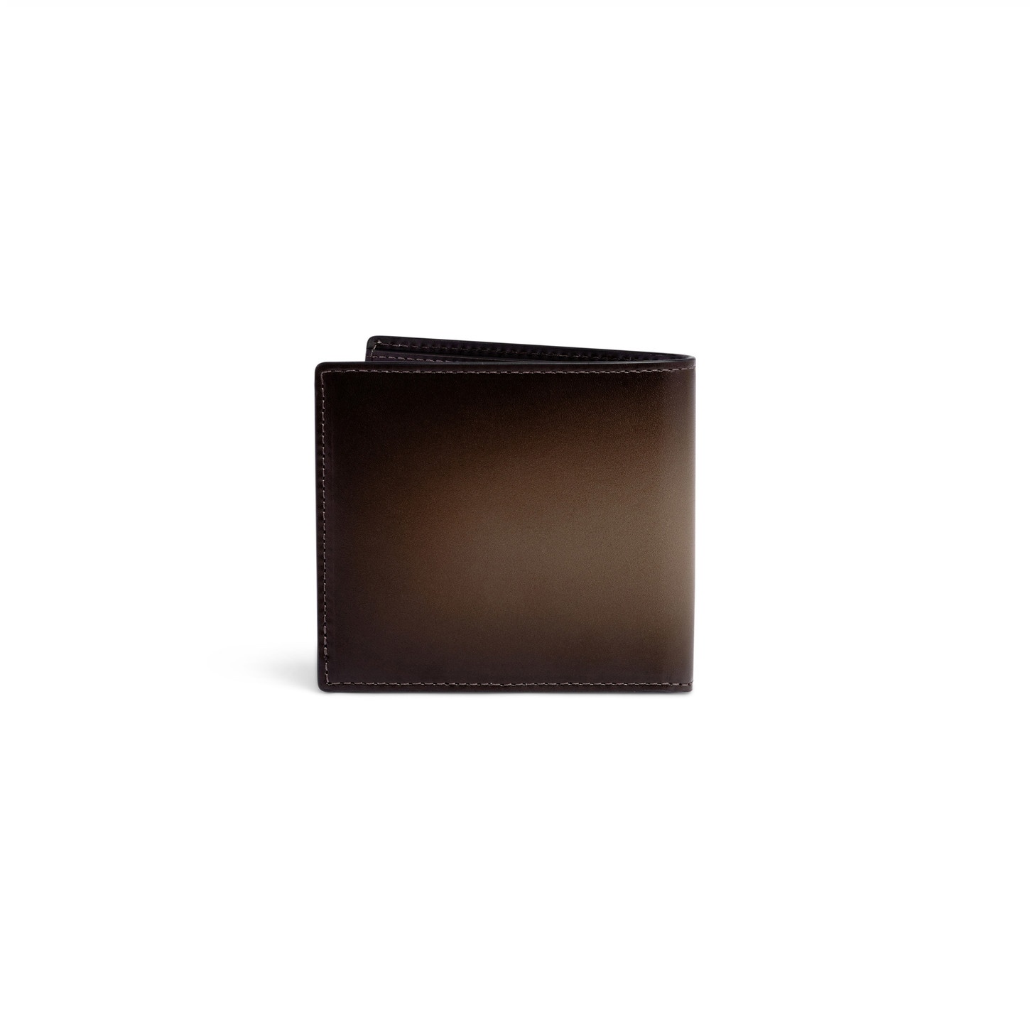 Dark brown leather wallet - 4