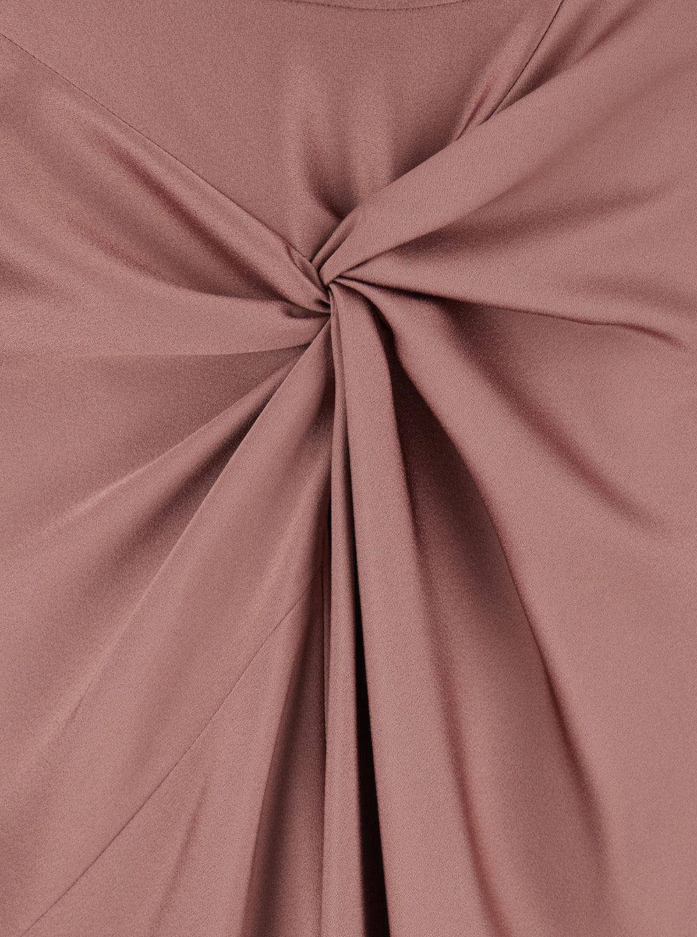 Dries Van Noten Women 'Smila' Pink Skirt With Knot Detail On The Front And Side Concealed Zip Closur - 3