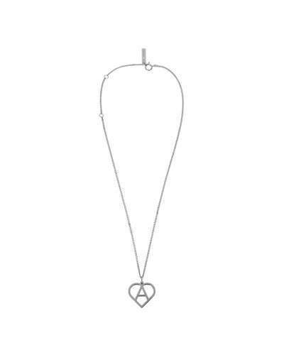 1017 ALYX 9SM "A" HEART CHARM NECKLACE outlook