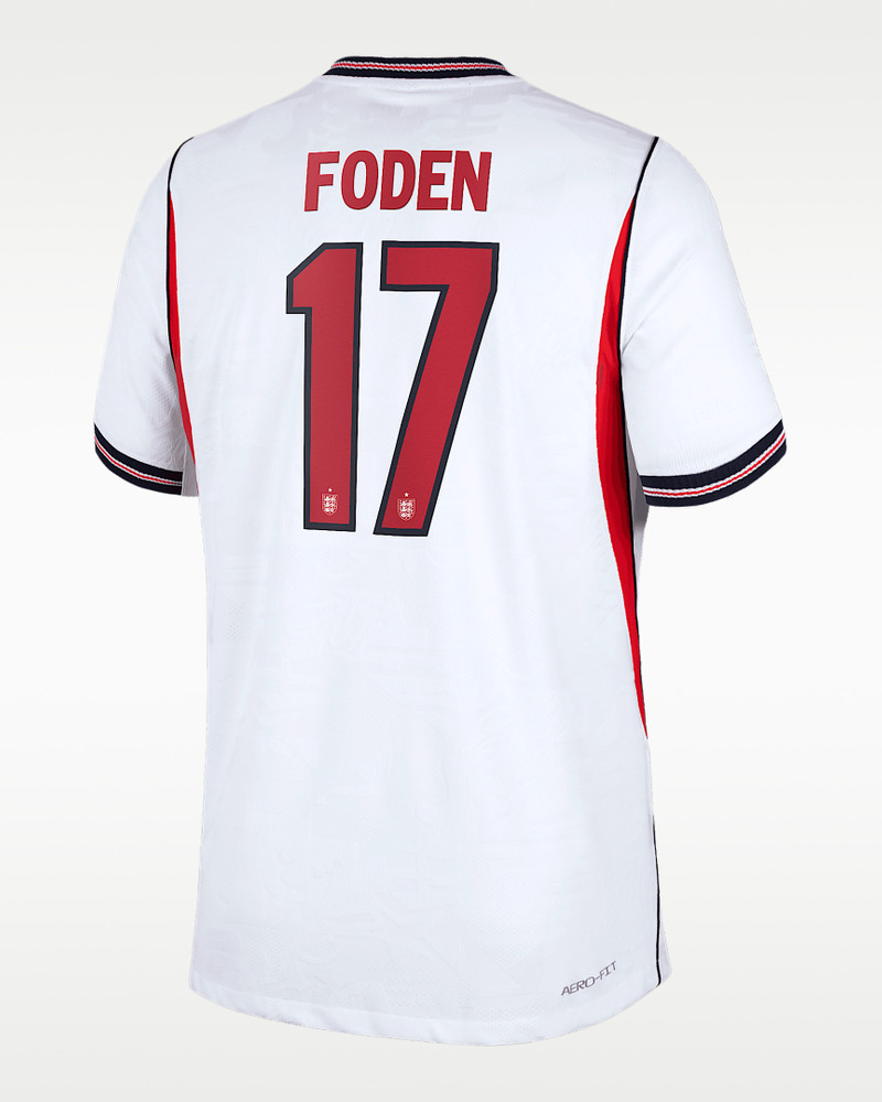 Phil Foden England National Team 2026 Match Home Men's Nike Dri-FIT ADV Soccer Jersey 1
