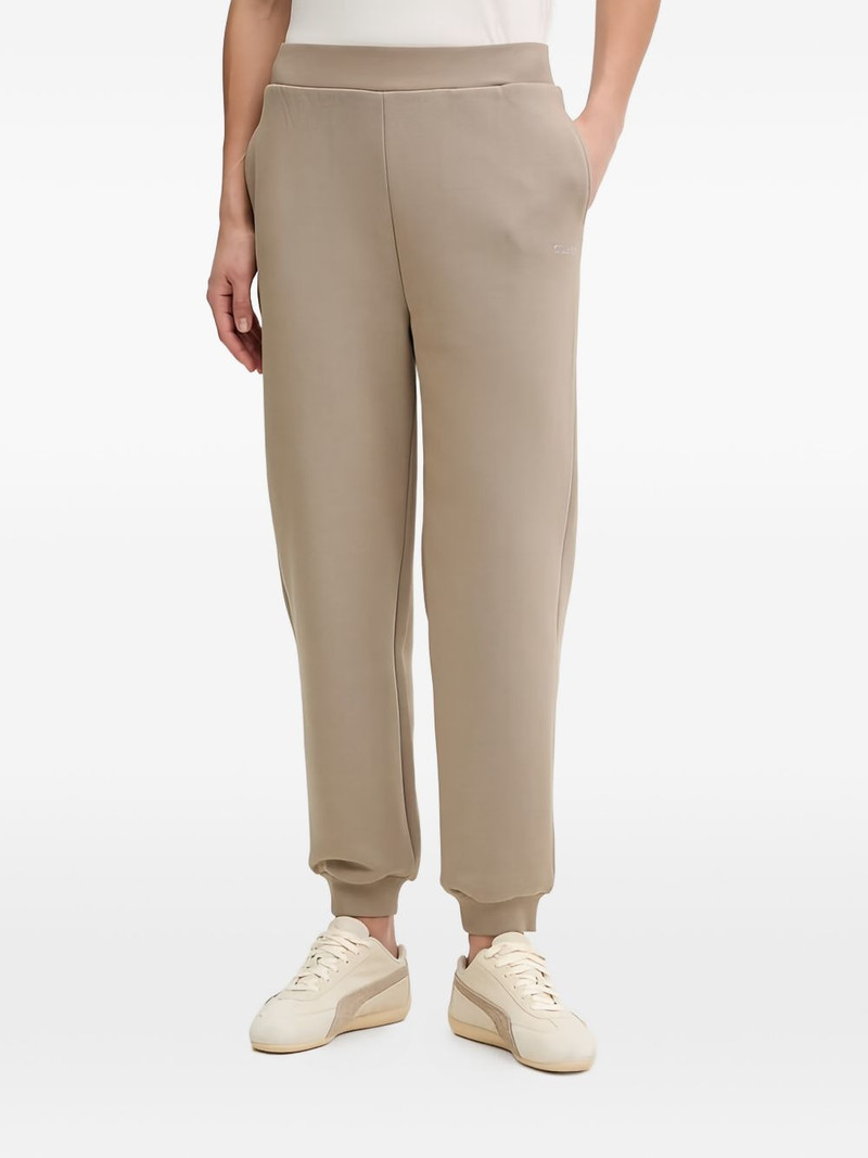 silver-tone logo trousers 1