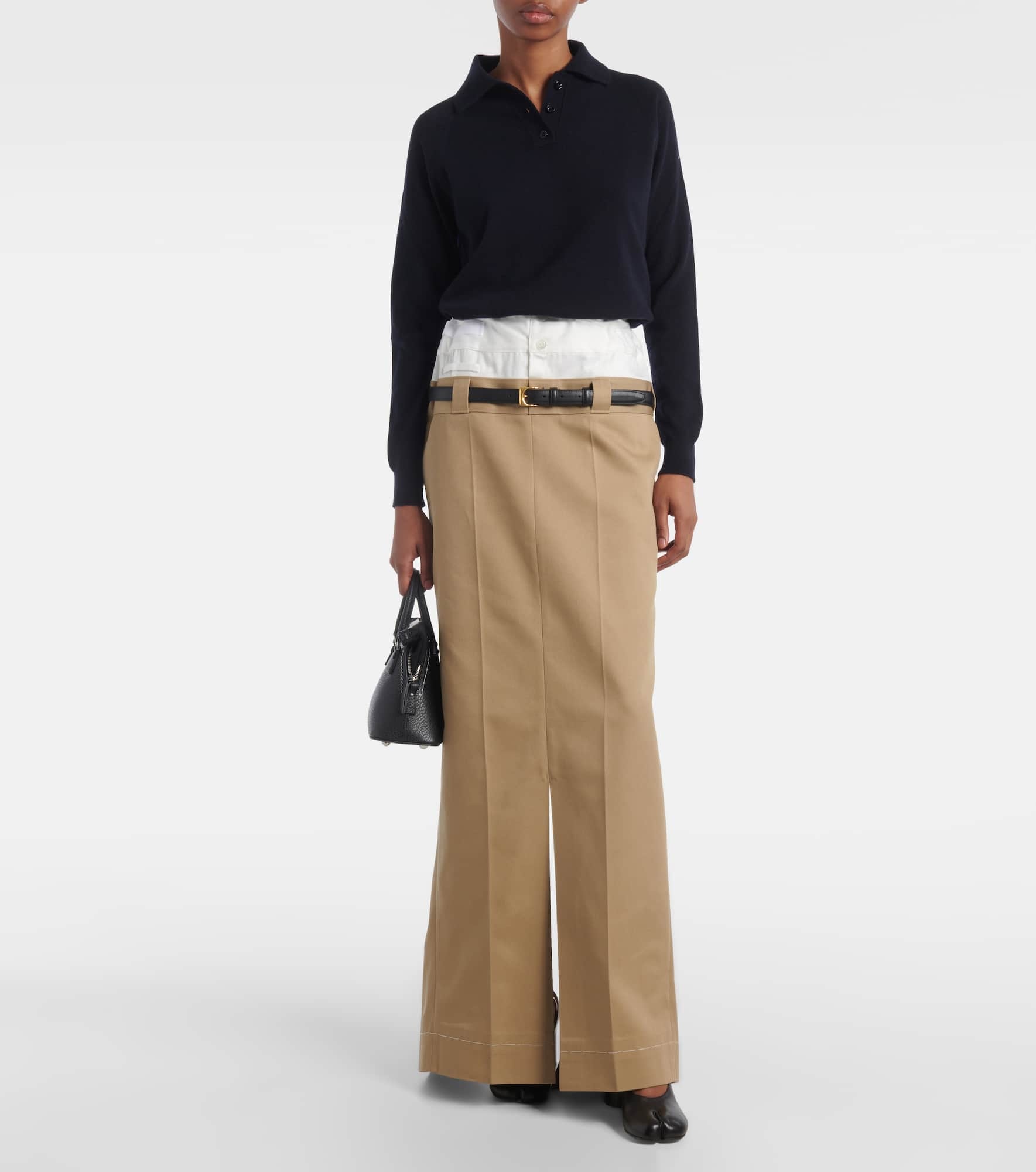 Trompe l'œil maxi skirt - 2
