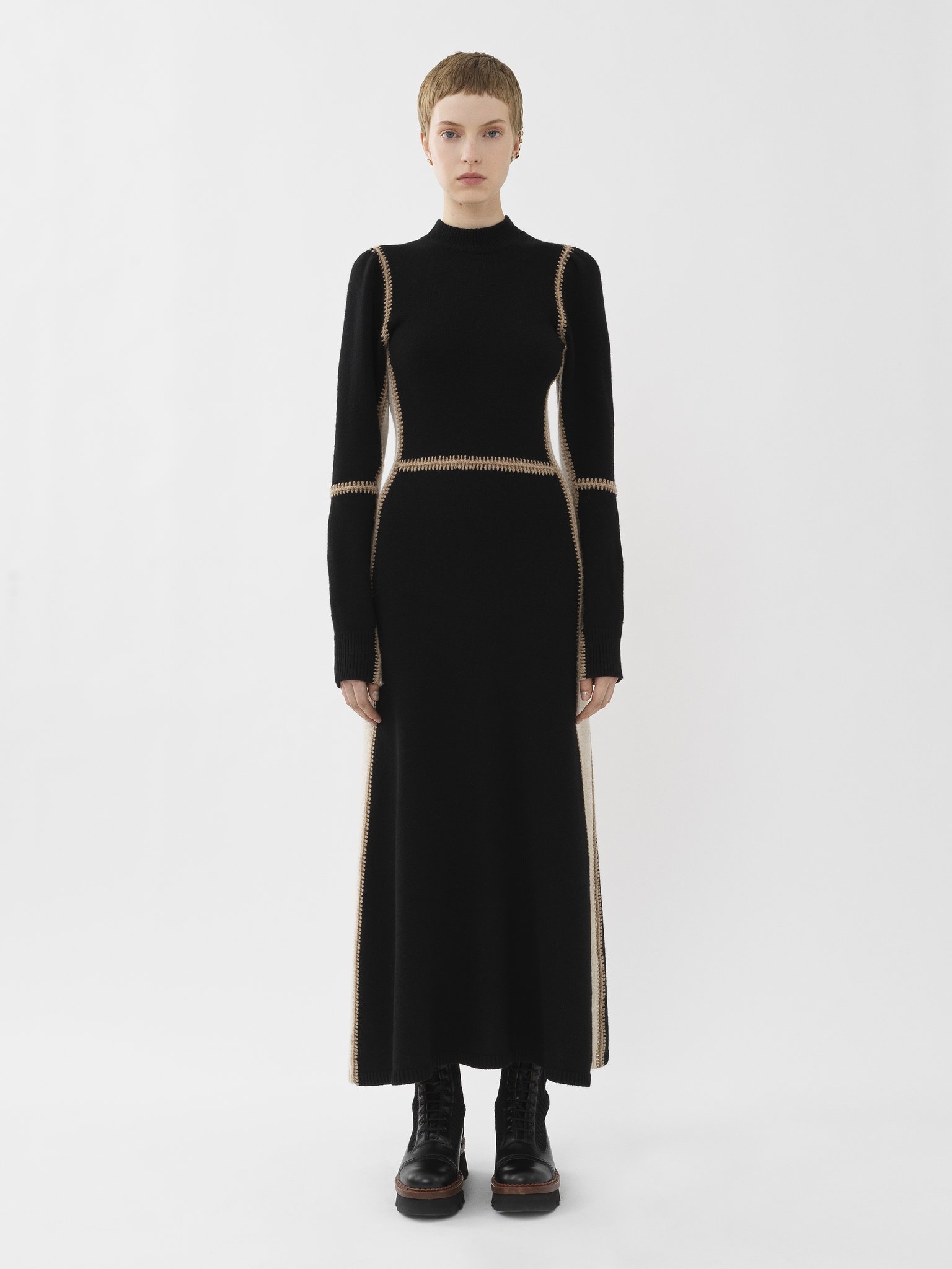 LONG KNIT DRESS - 2