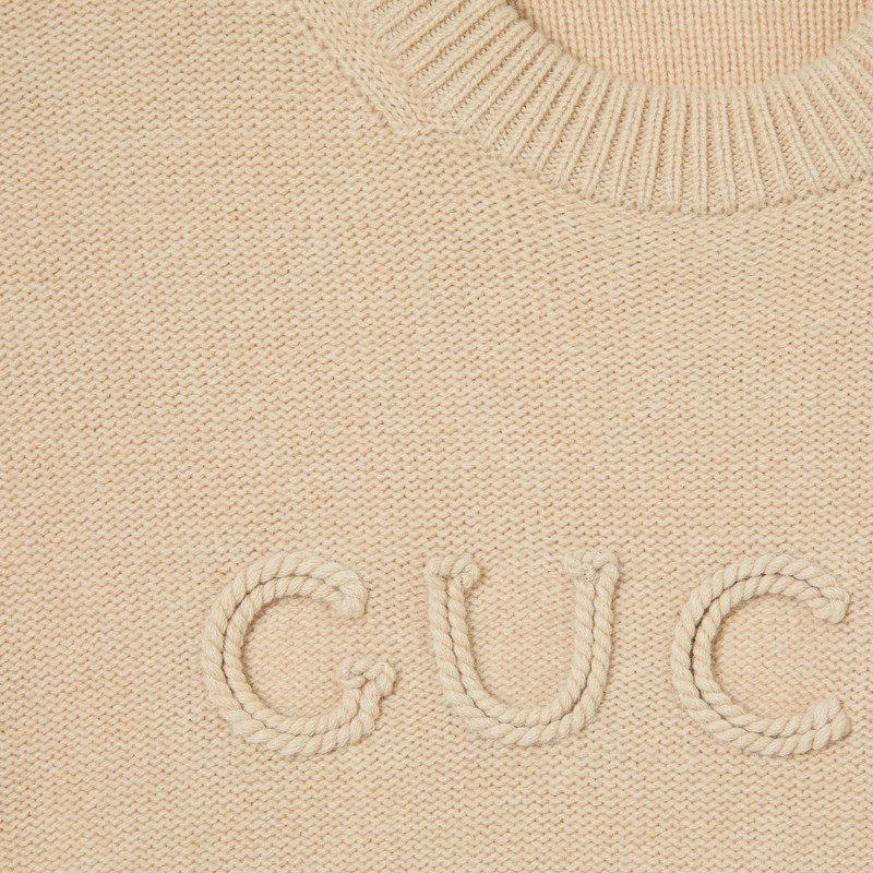 Wool cashmere sweater with embroidery 5