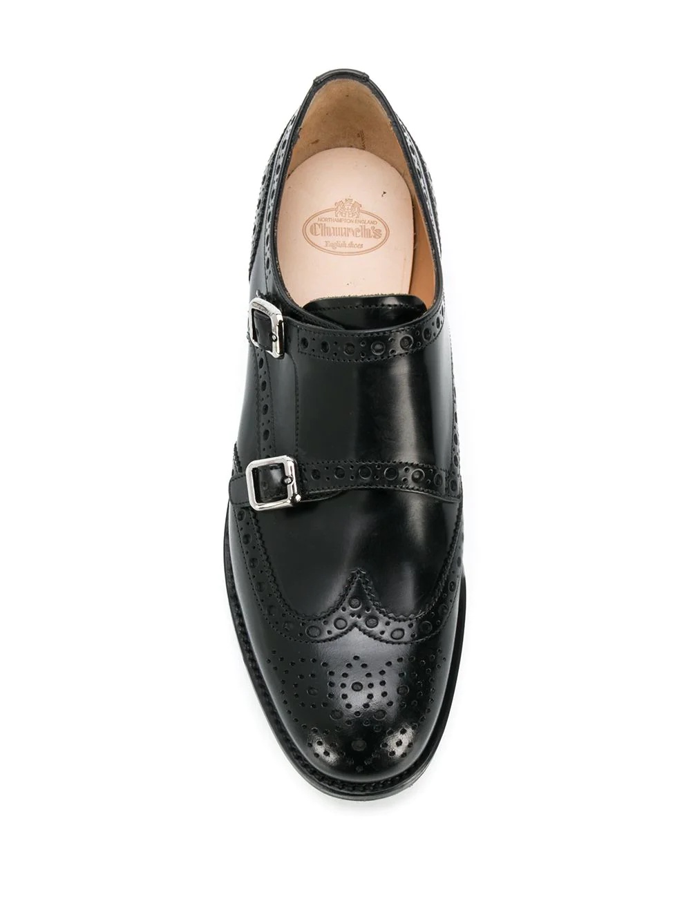 monk-strap brogue shoes - 4