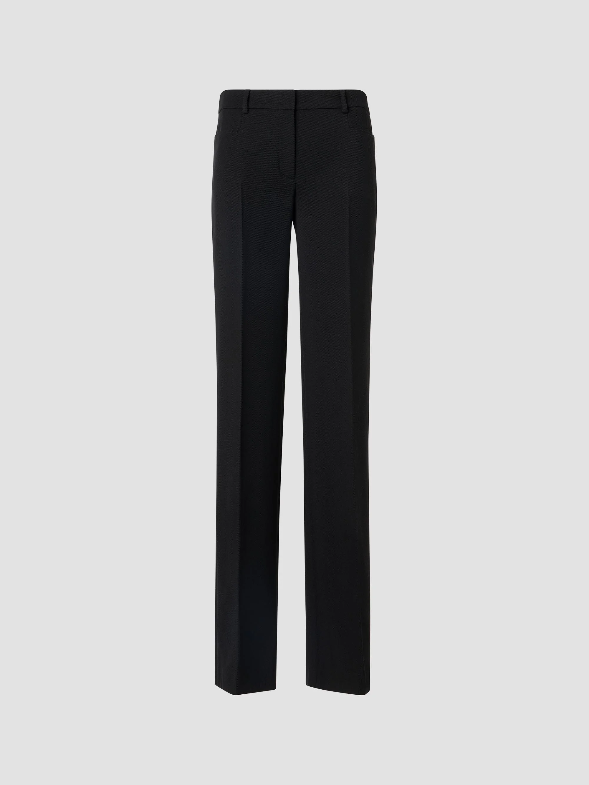 Women's Mikka Virgin Wool Pants - Black - 1