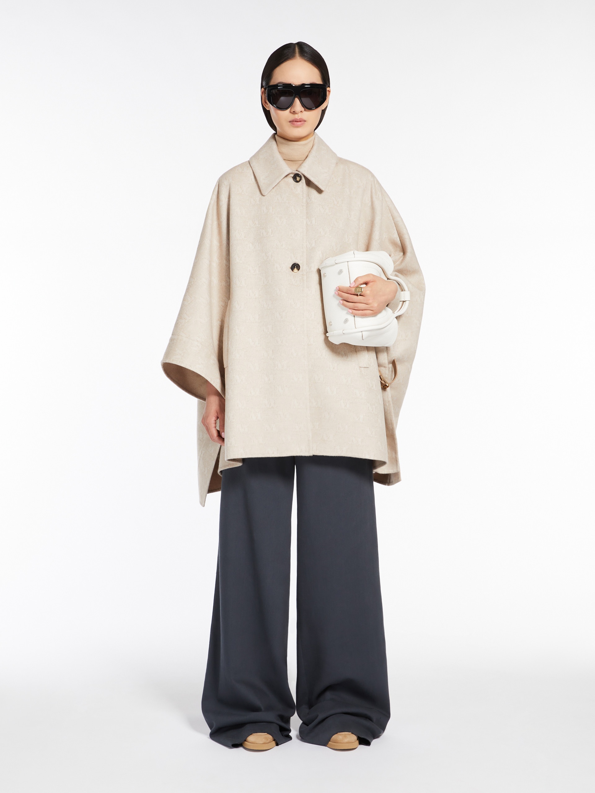 JAGO Wool, silk and cashmere cape - 2