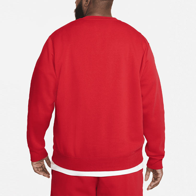 Nike Sportswear Club Fleece Crewneck 'University Red White' BV2662-657 - 4