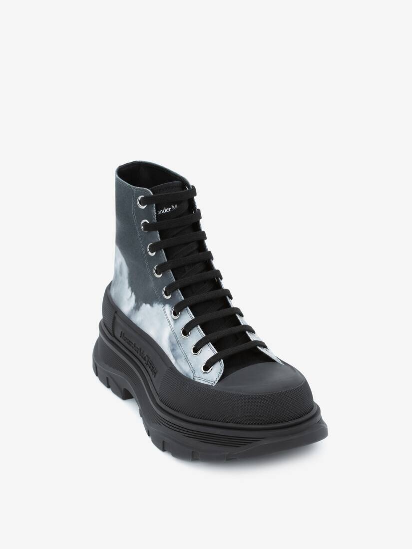 Blue Sky Print Tread Slick Boot in Blue - 2