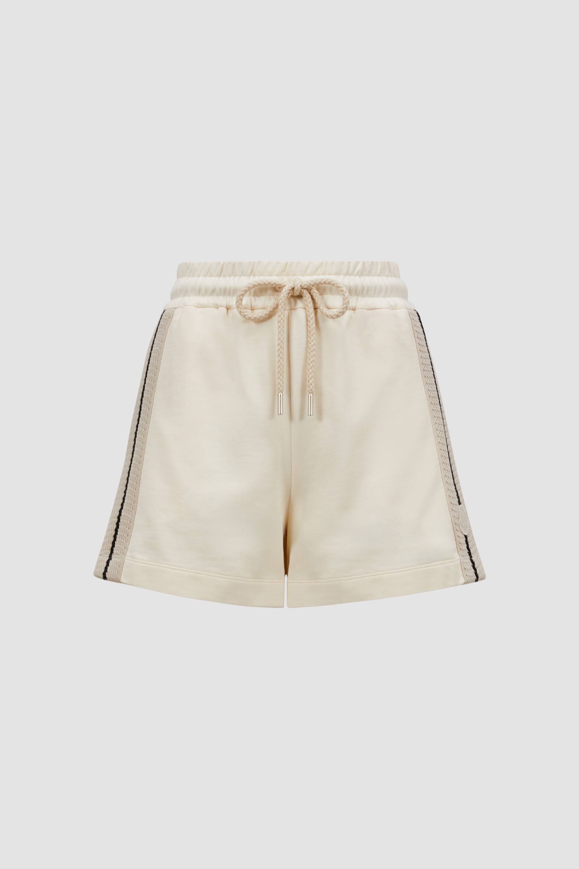 Crochet Accent Cotton Shorts - 1