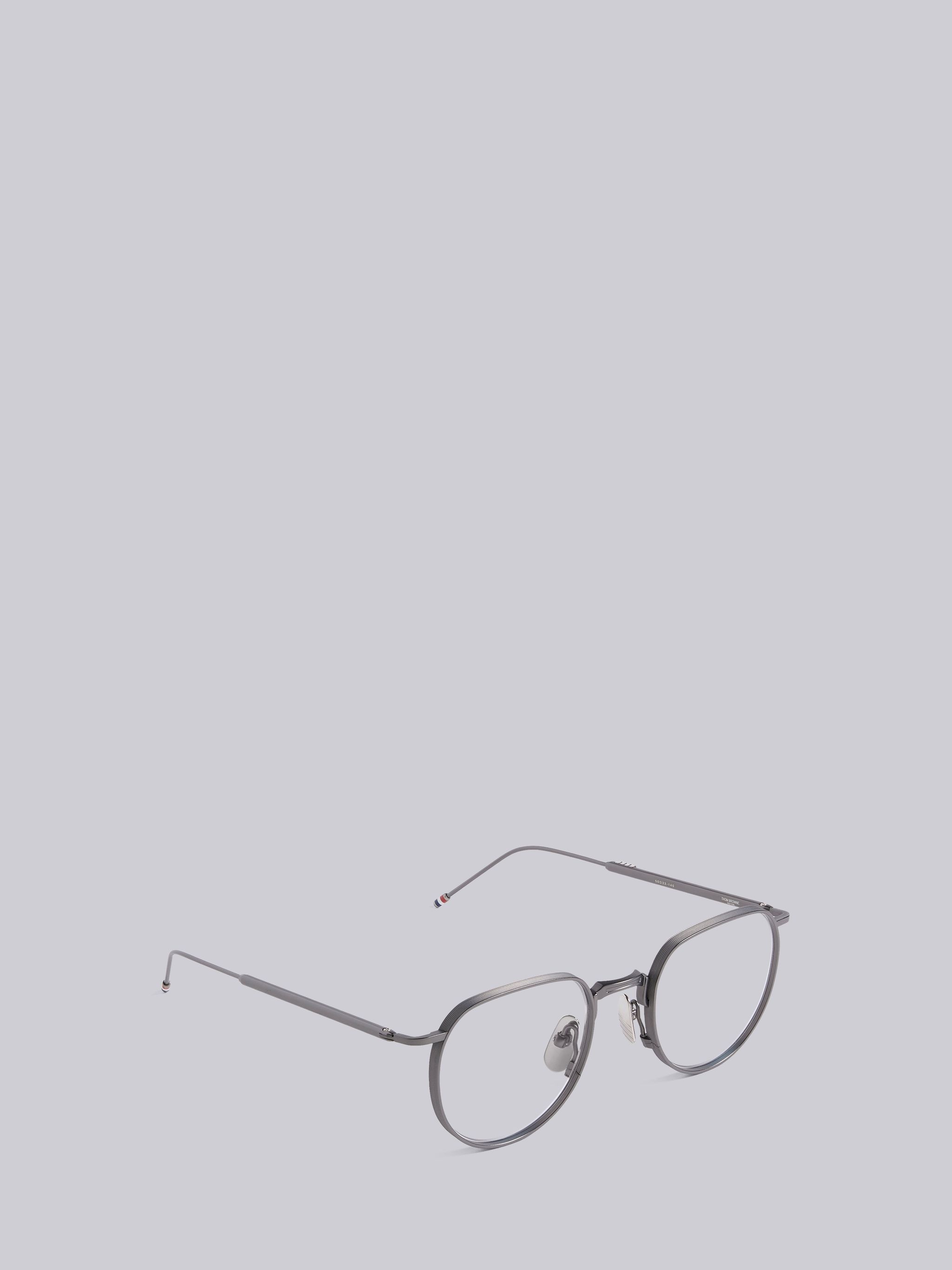 TB126 - Black Iron Clubmaster Sunglasses - 4