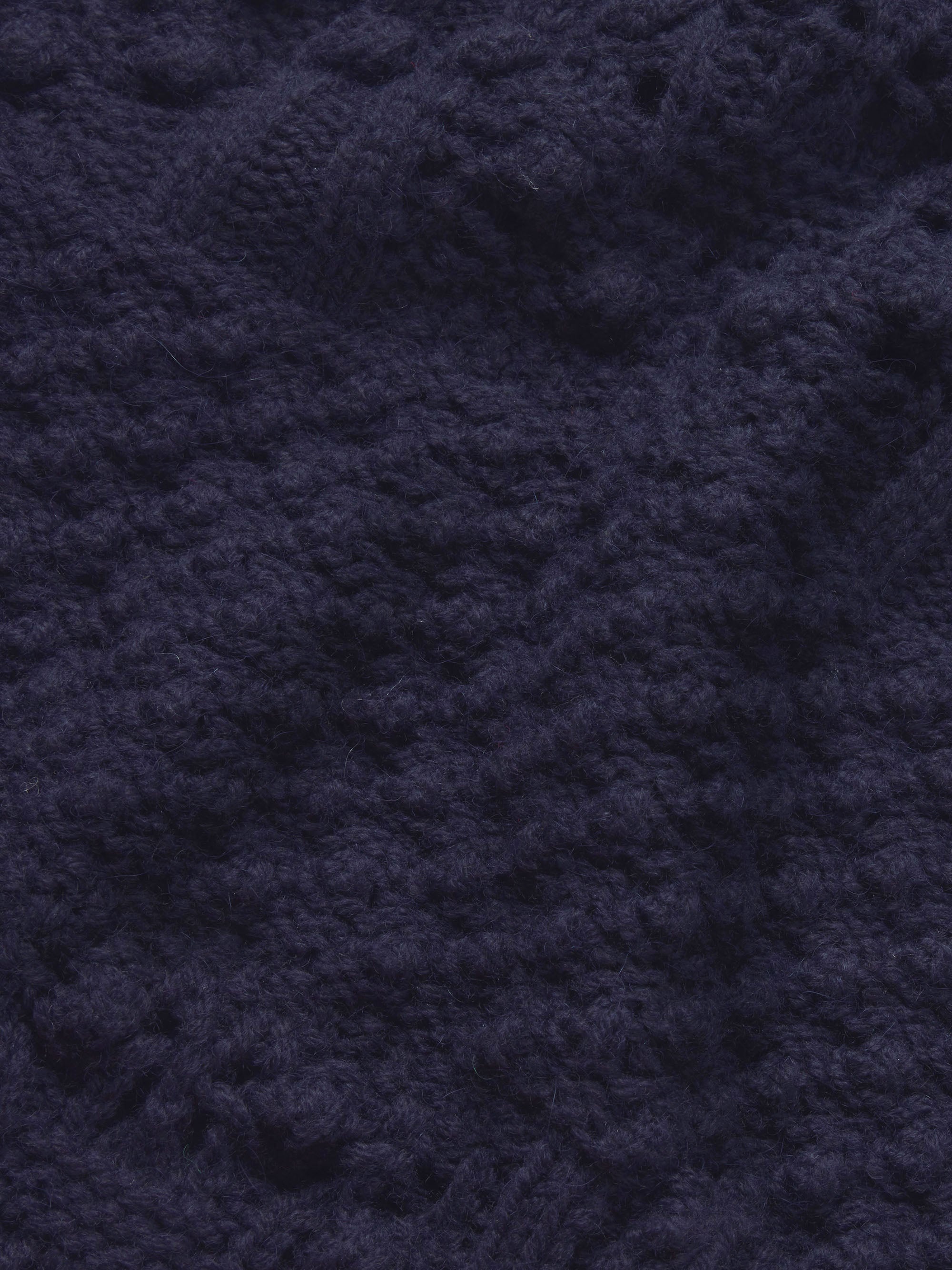 Patch Pocket Sweater in Navy - 2