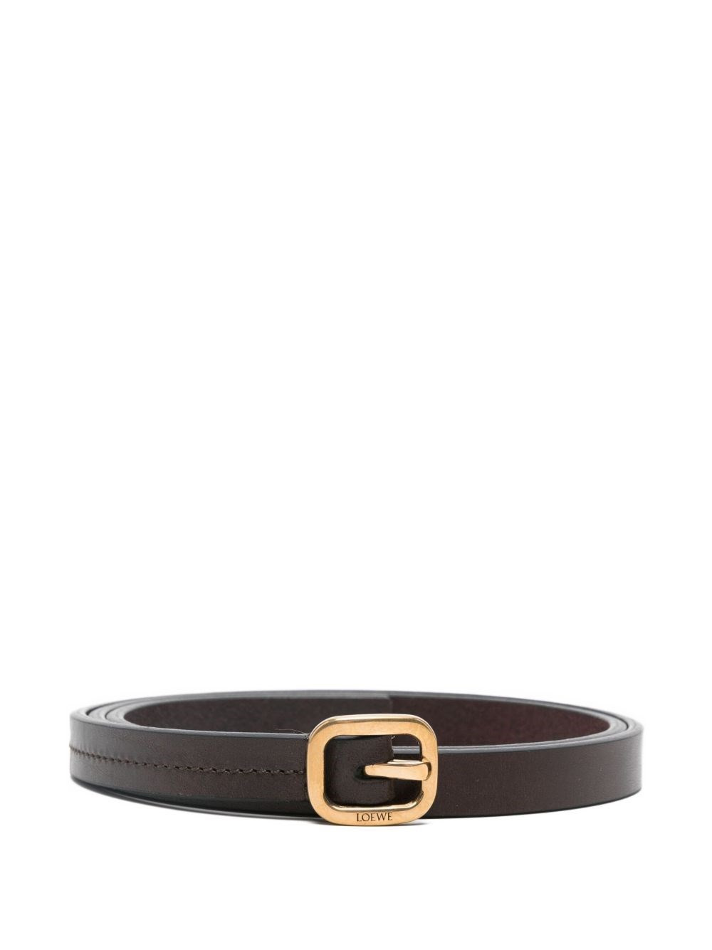 Rounded Soft leather belt - 1