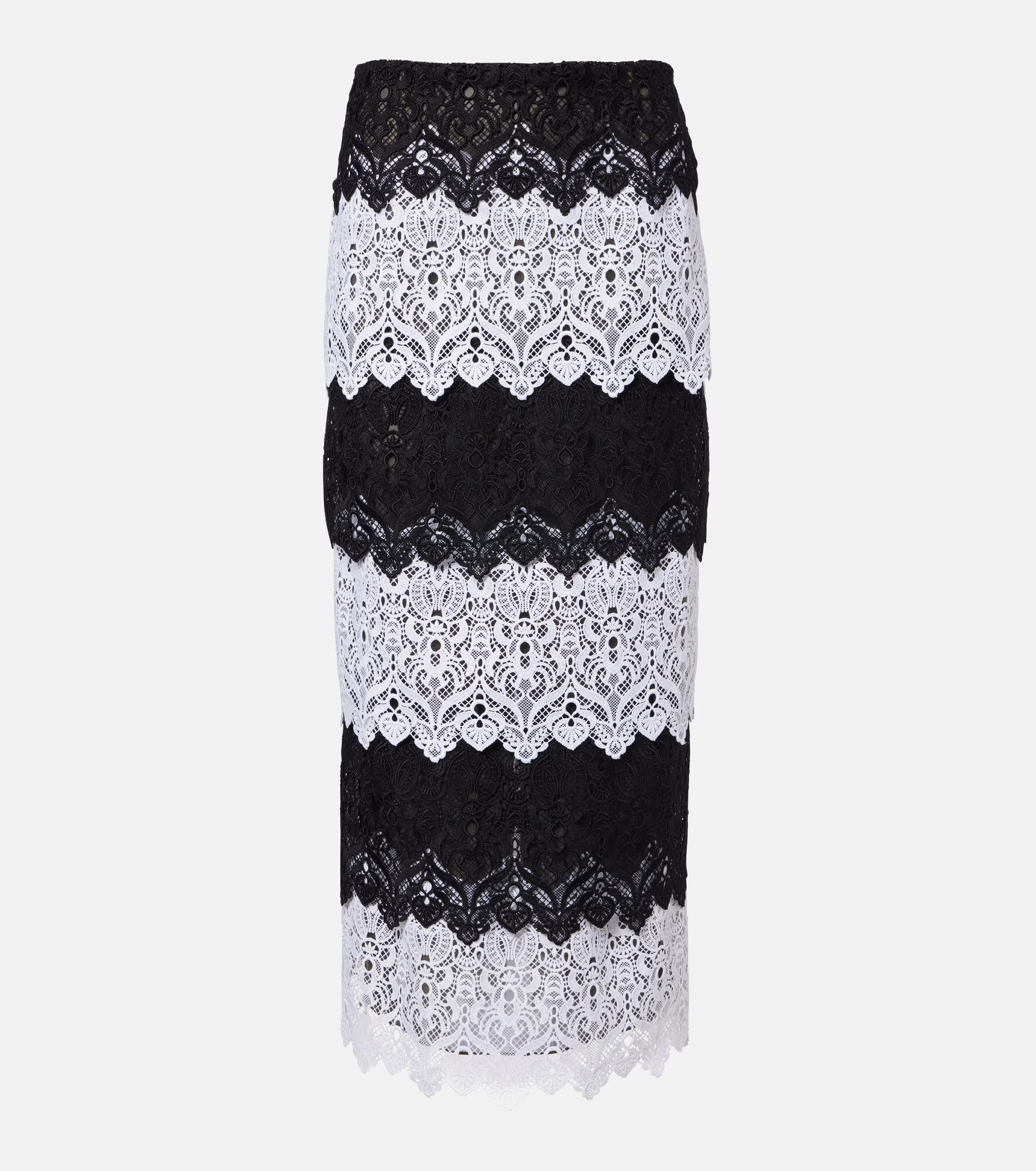 Lace midi skirt - 1