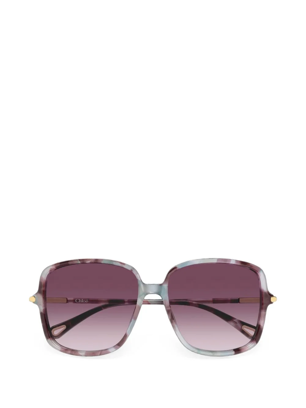 oversized square-frame sunglasses - 1