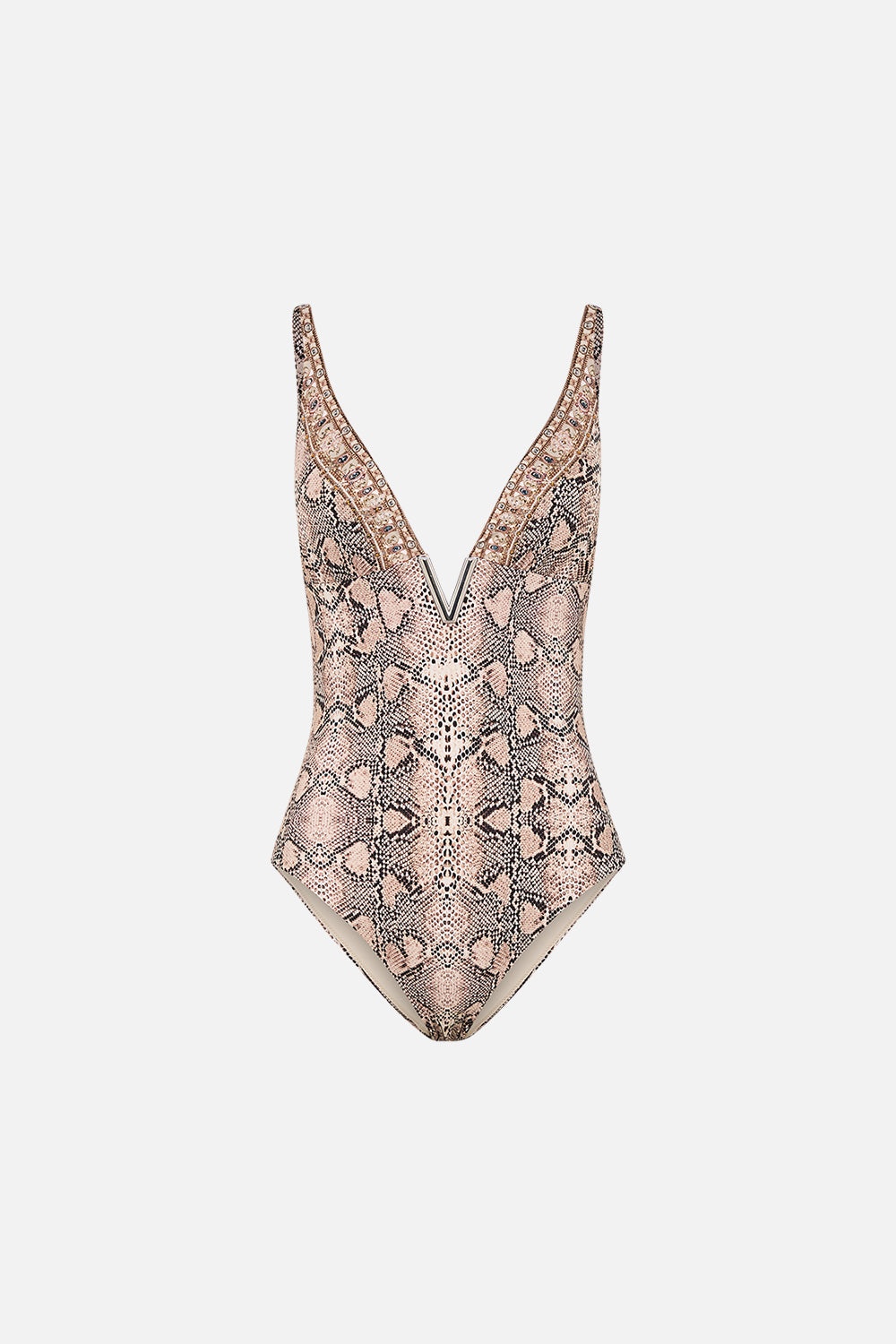 HIGH TRI ONE PIECE WITH FRONT TRIM - 1