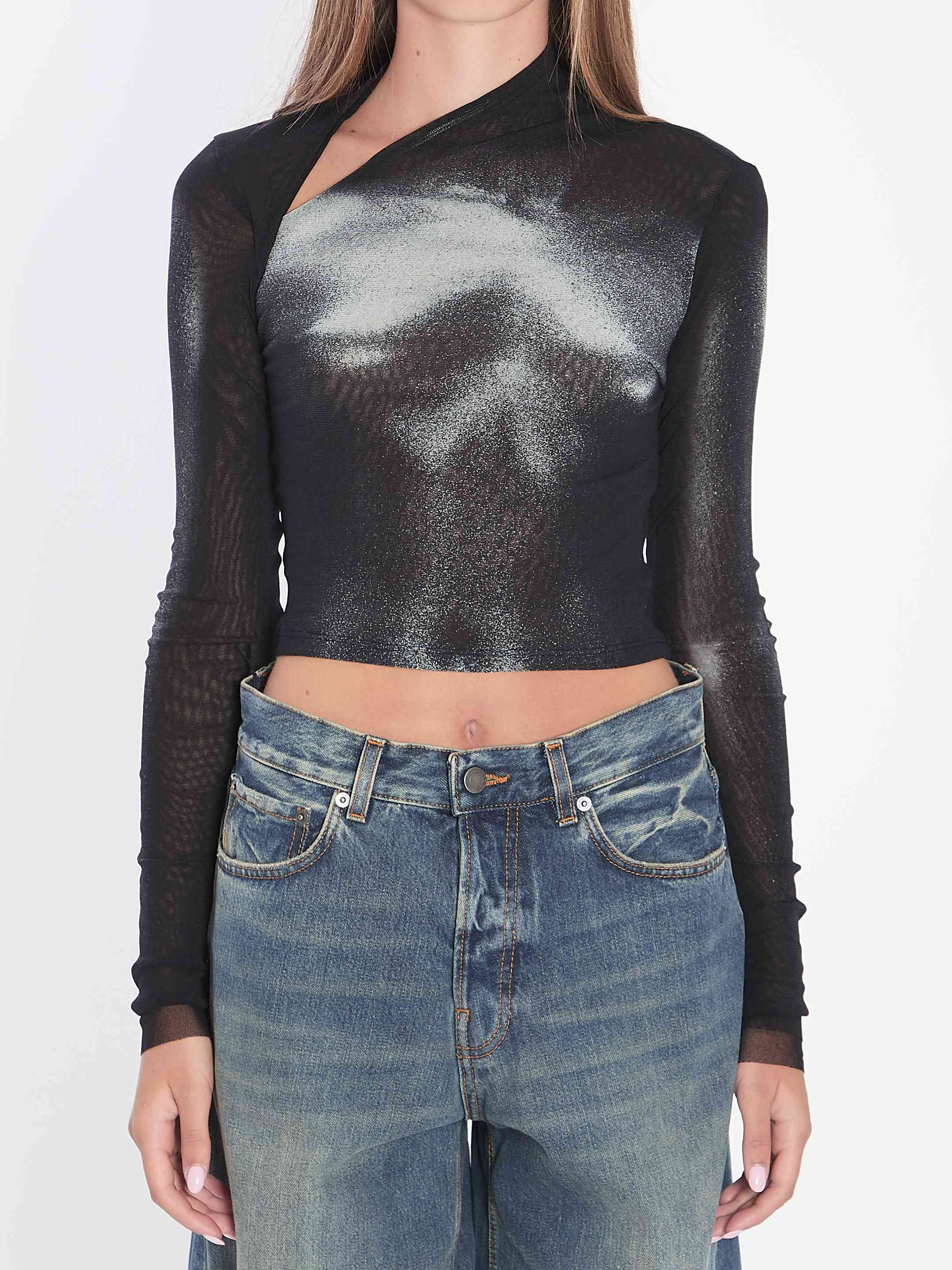 Jean Paul Gaultier Women Asymmetric Top Body Dust - 1