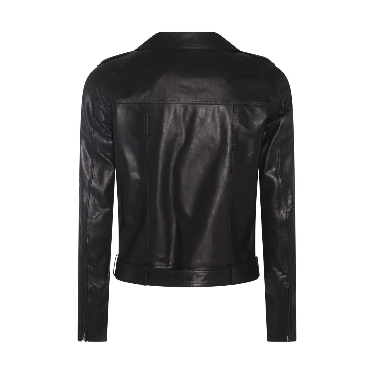 black leather jacket - 2