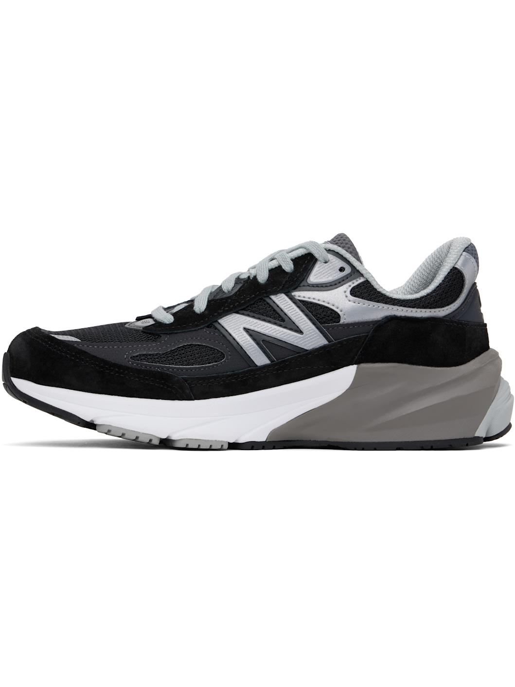 Black & Gray 'Made in USA' 990v6 Sneakers - 3