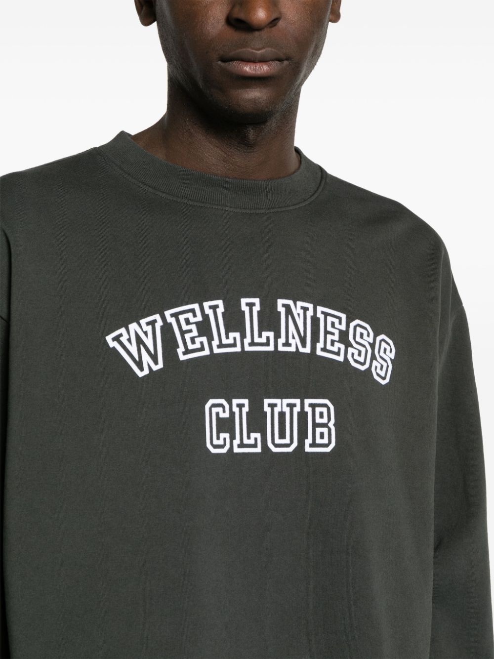 Sporty & Rich Wellness Club cotton sweatshirt | REVERSIBLE
