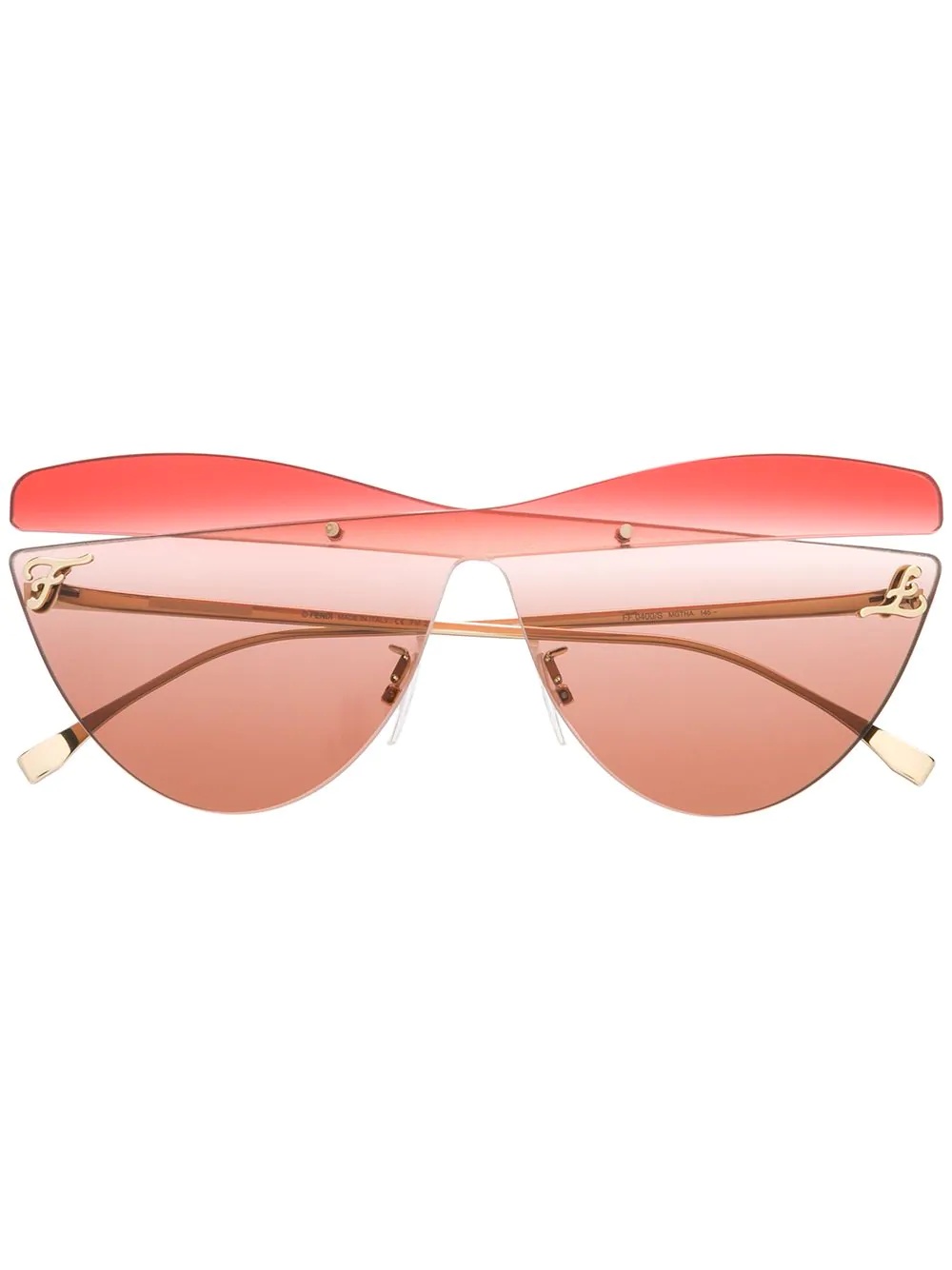 gradient oversized sunglasses - 1