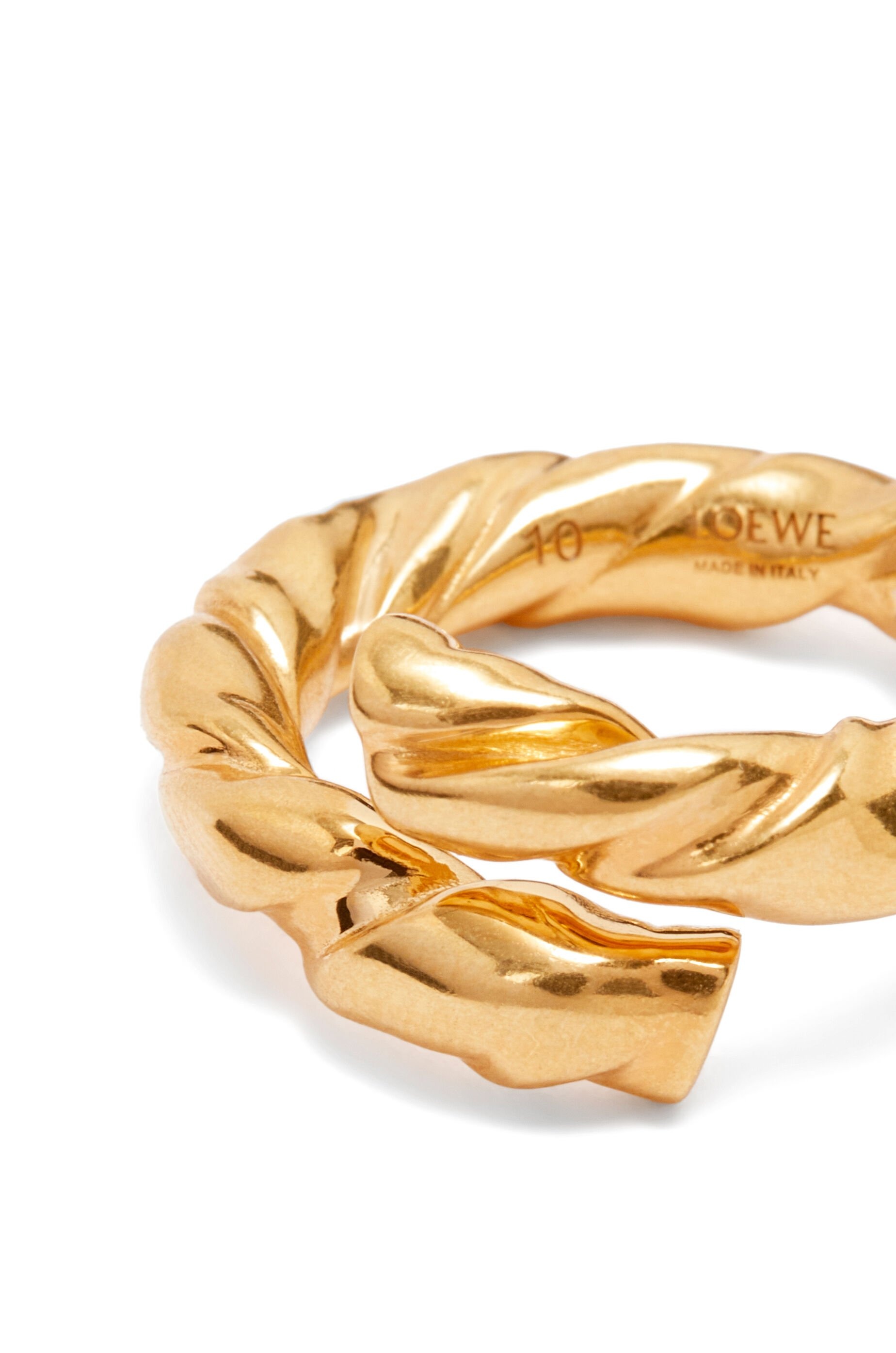 Nappa twist ring in sterling silver - 6