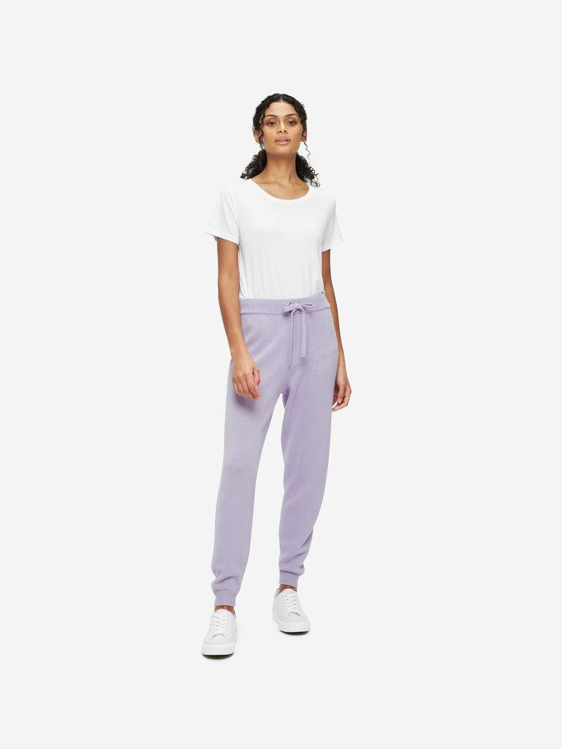 Derek Rose Women's Track Pants Daphne Cashmere Lilac outlook