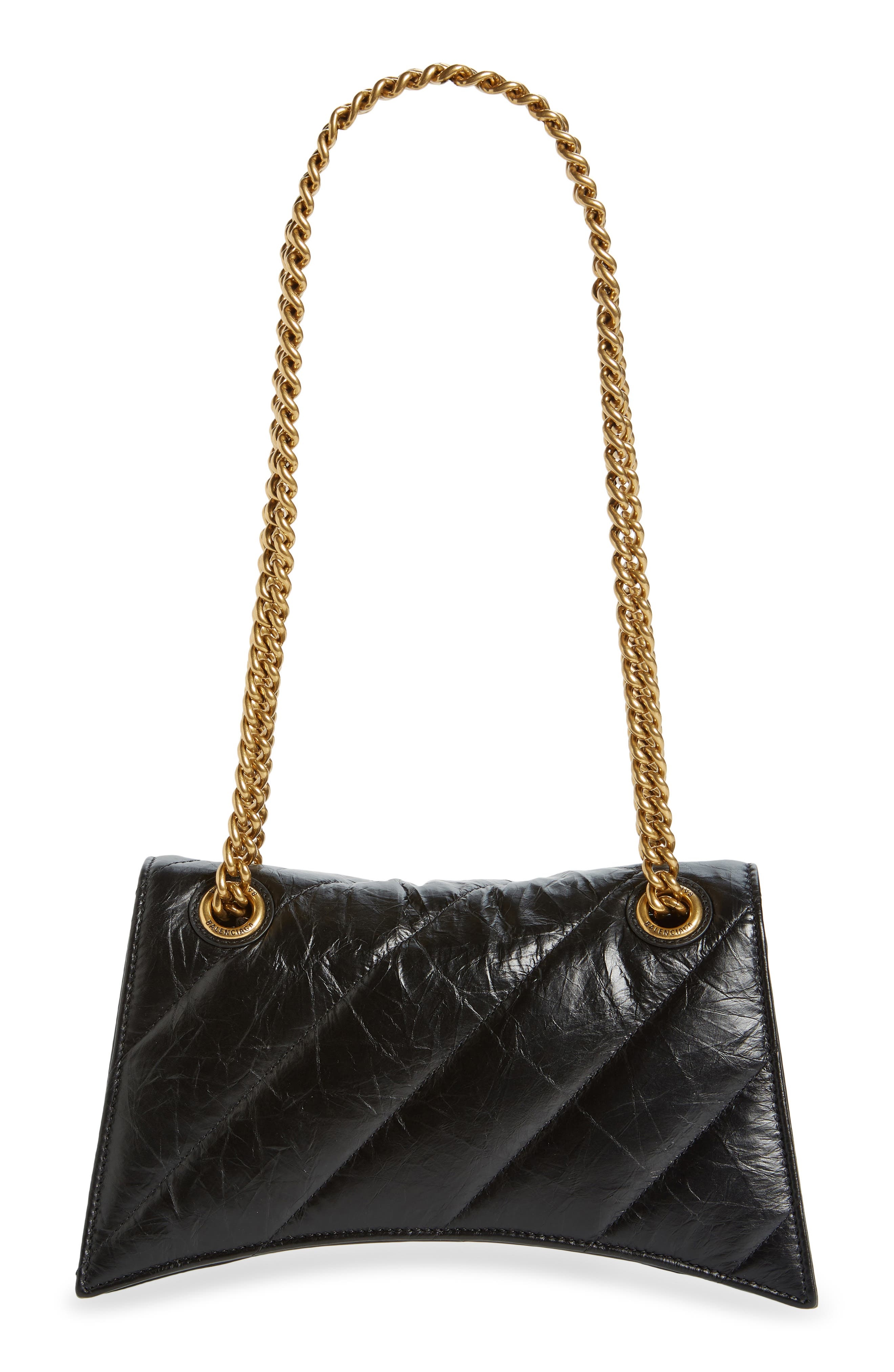 Crush Quilted Leather Shoulder Bag - 4