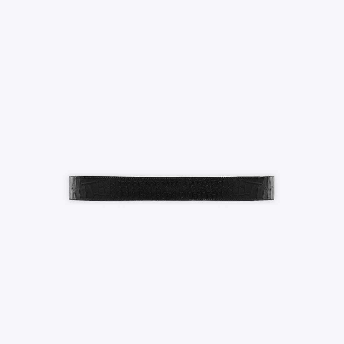 Men's Rectangle Large Belt in Black - 2