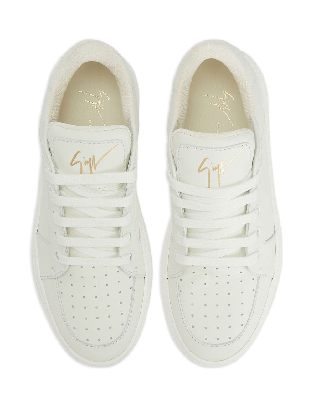 Gz94 low-top leather sneakers - 4