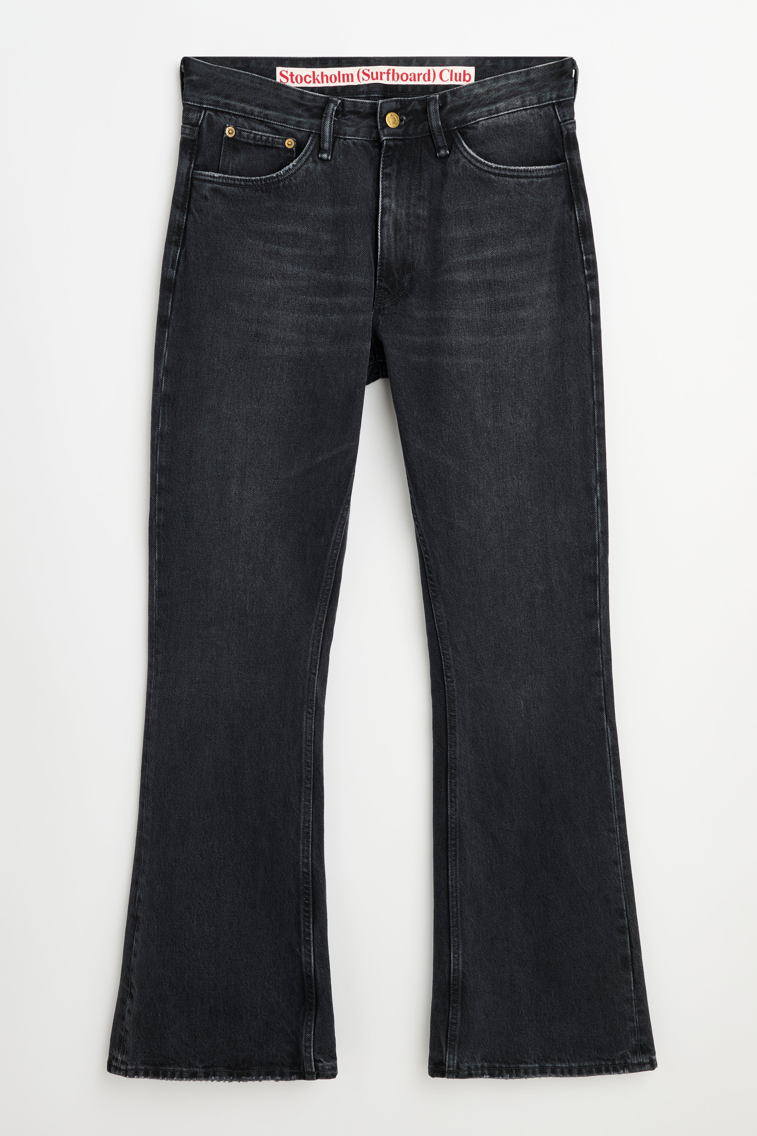 STOCKHOLM SURFBOARD CLUB BOOTCUT JEANS BLACK - 6