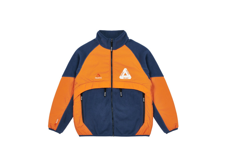 POLARTEC SHELL JACKET NAVY / ORANGE - 1
