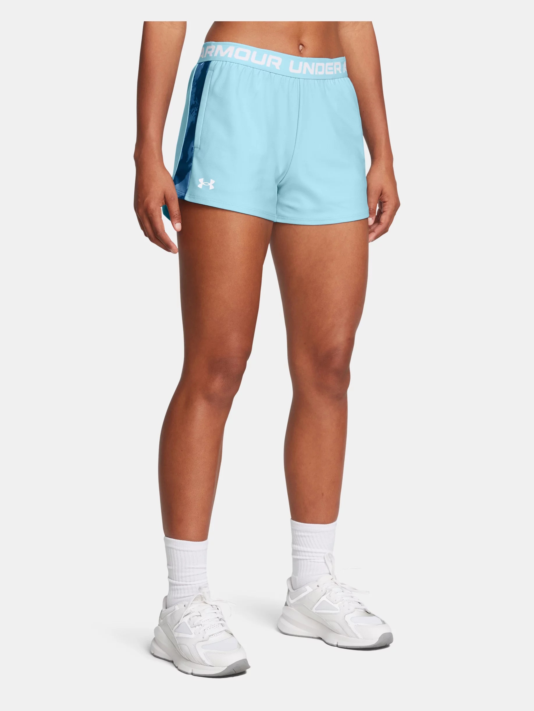 Women's UA Tech™ Print Inset 3" Shorts - 2