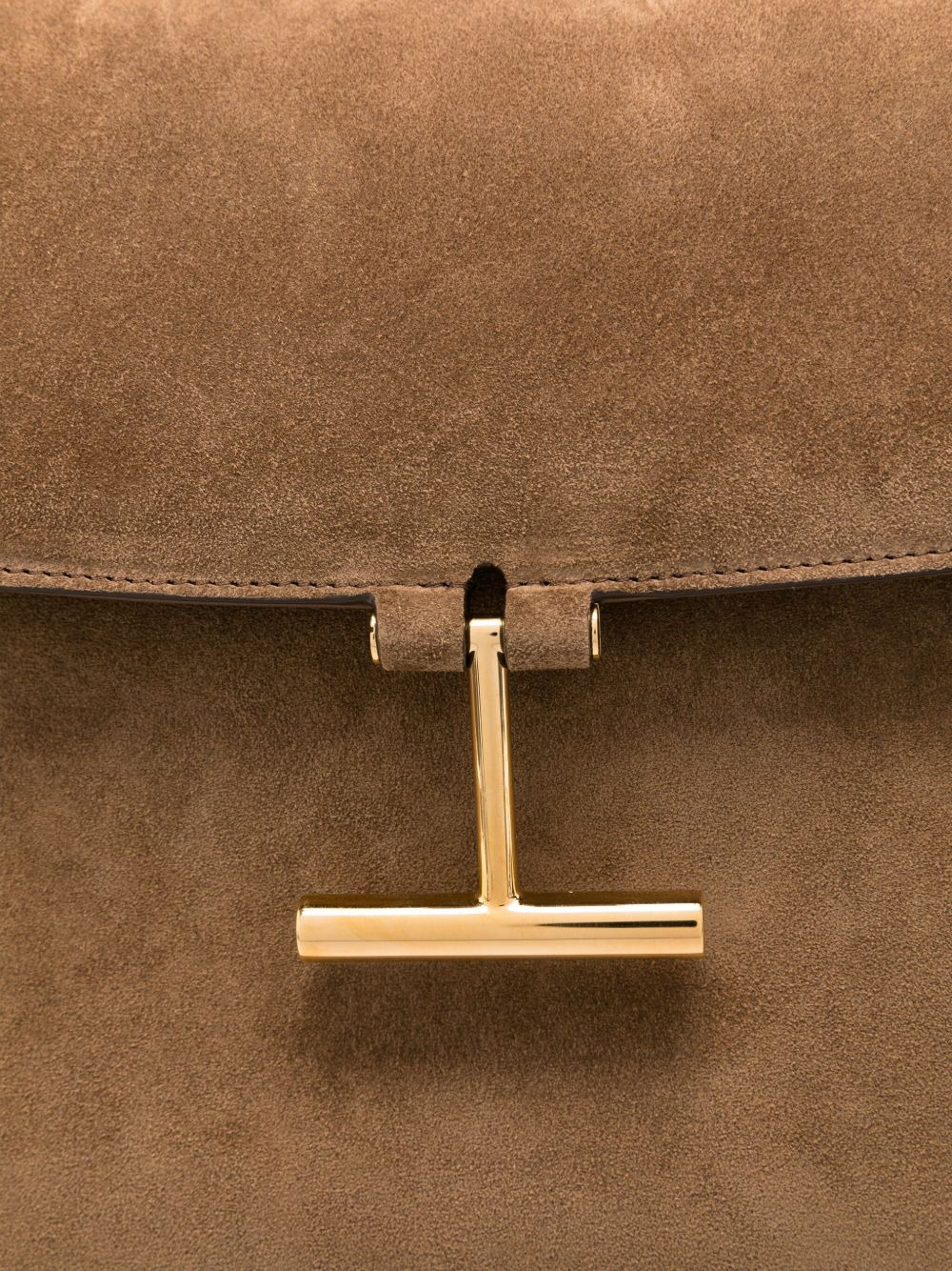 T-bar suede cross body bag - 4