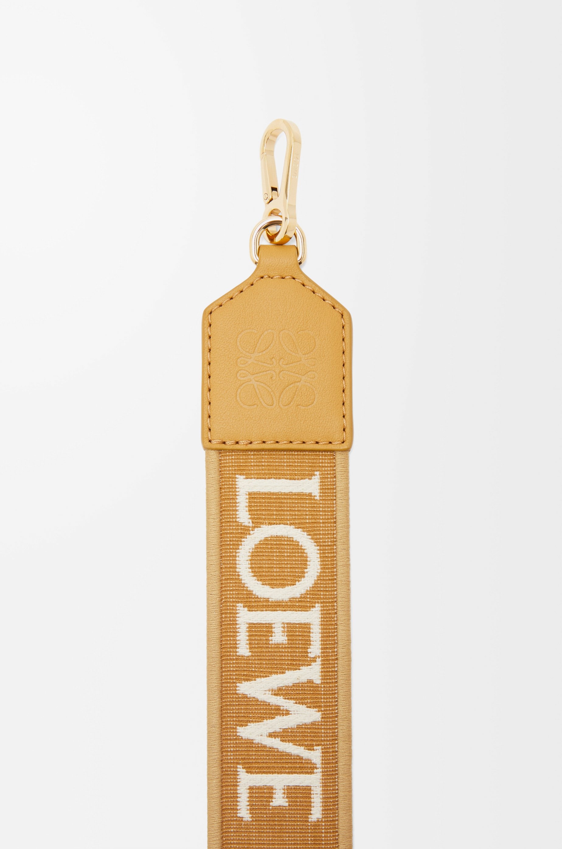 Anagram strap in jacquard and calfskin - 2