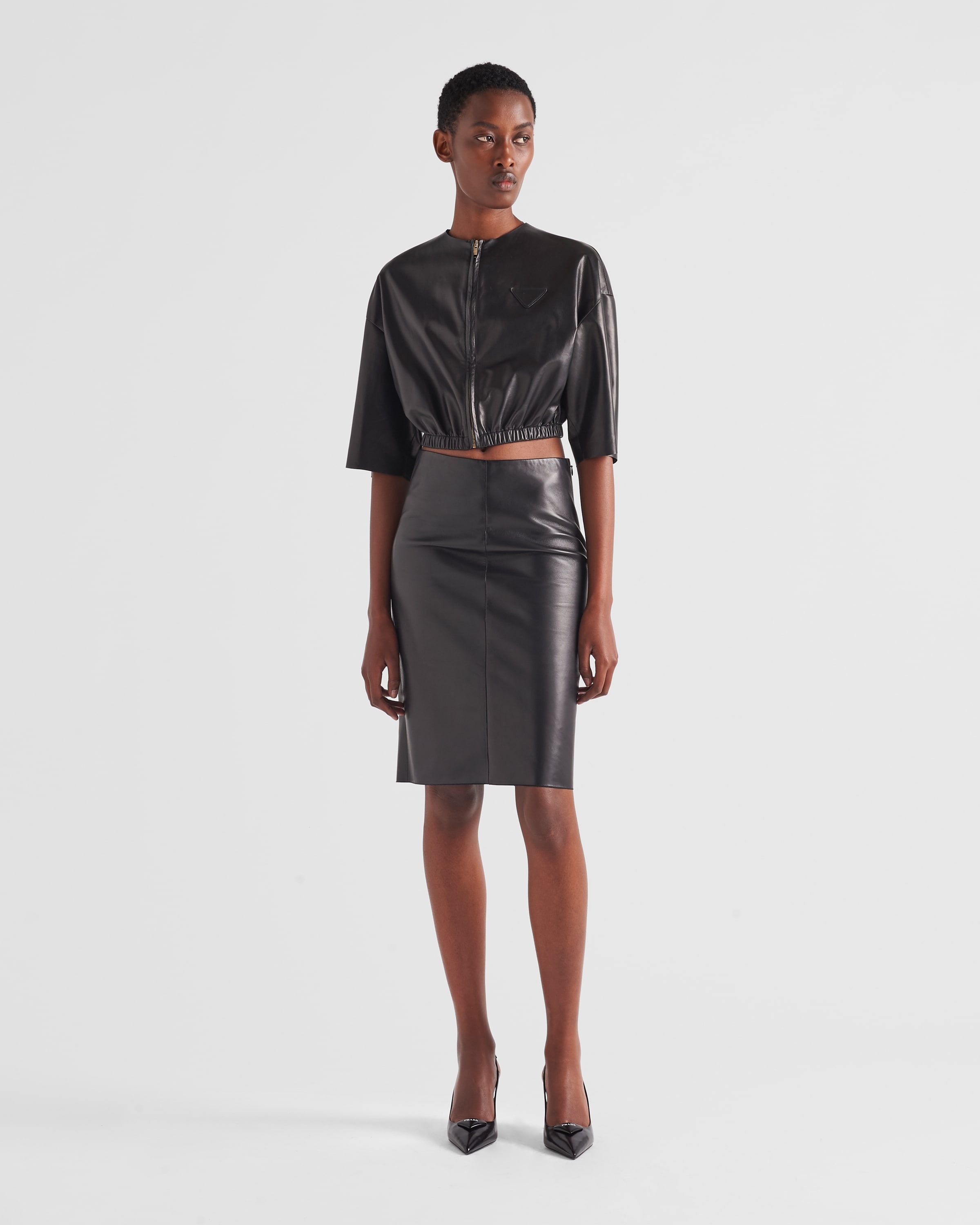 Nappa leather bomber jacket - 2