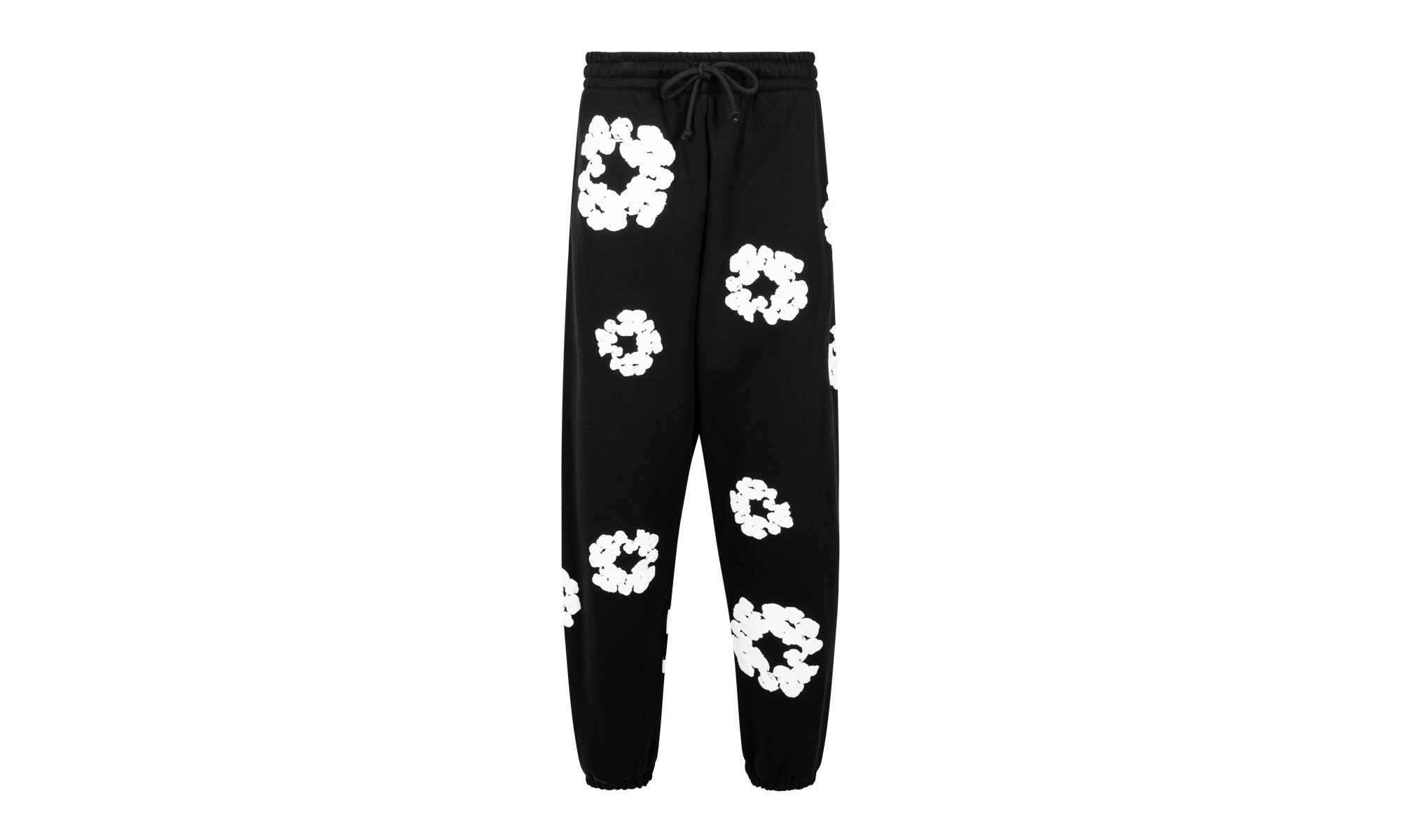 Cotton Wreath Sweatpants "Black" - 1
