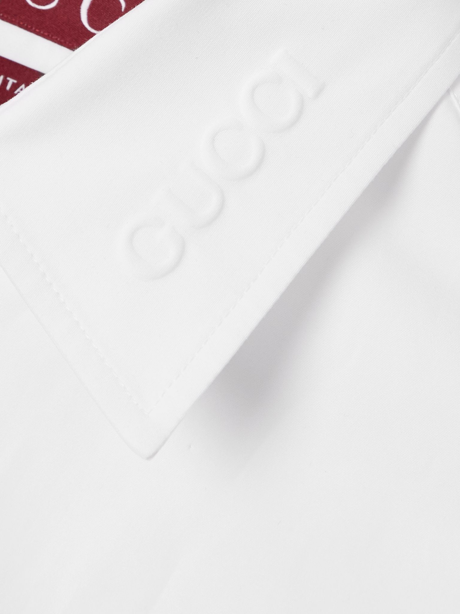 Oversized cotton-poplin shirt White - 5