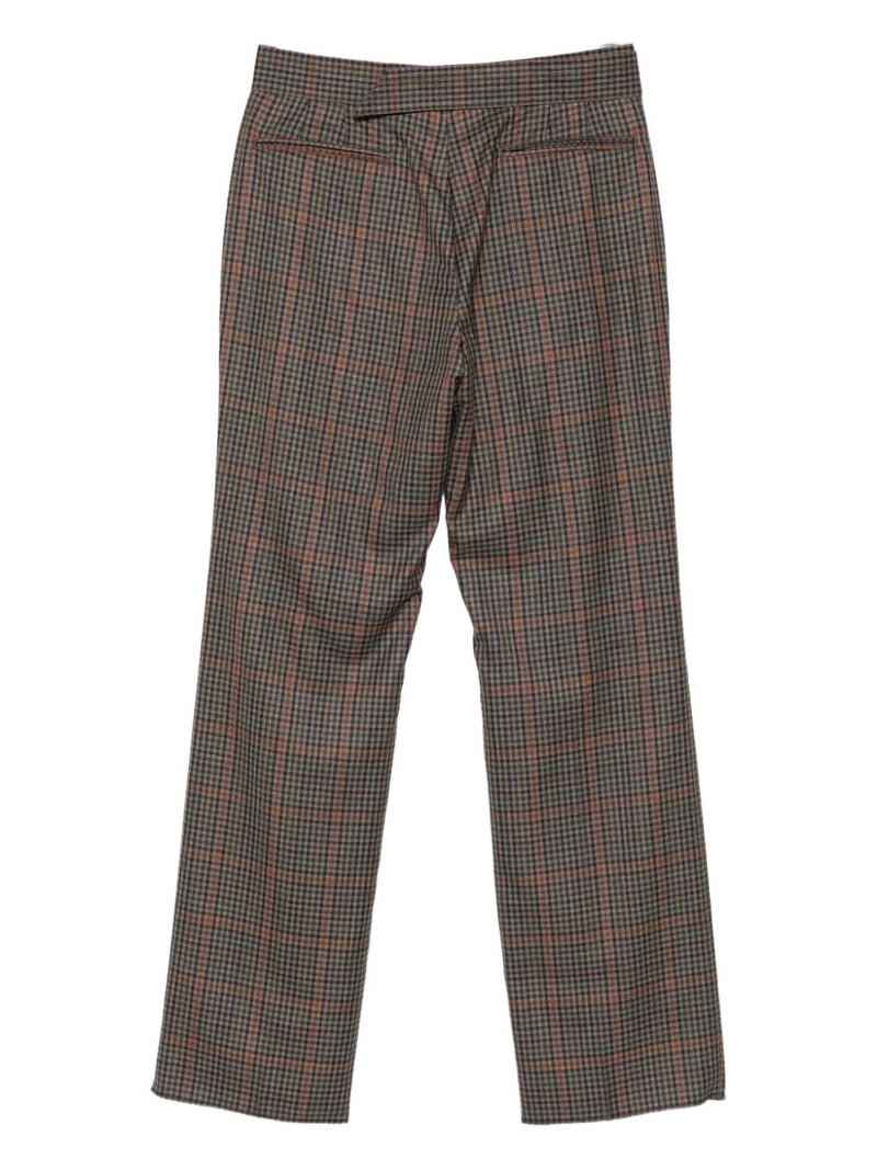 Paul Smith check pleated trousers outlook