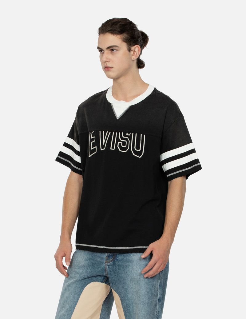 LOGO EMBROIDERY PANELING BOXY T-SHIRT 7